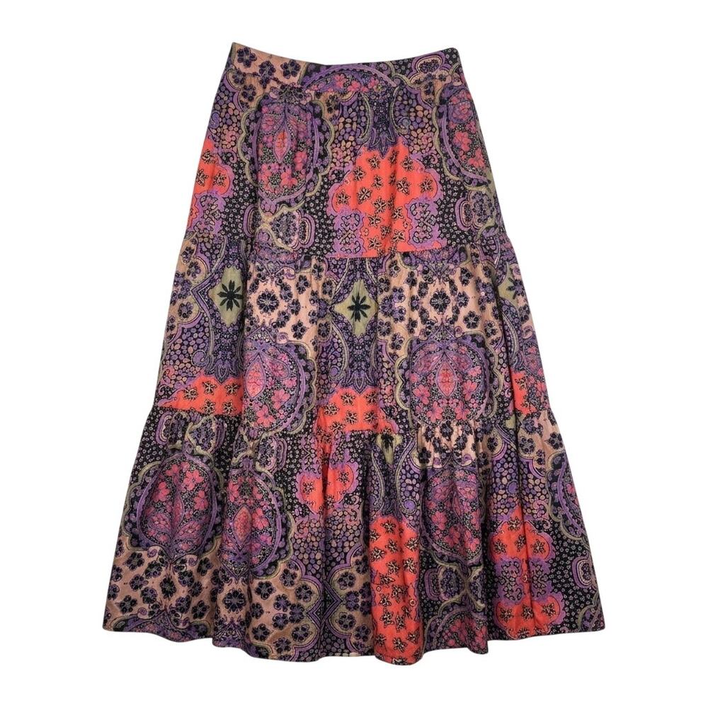 Xirena Tiered Maxi Skirt Size Small